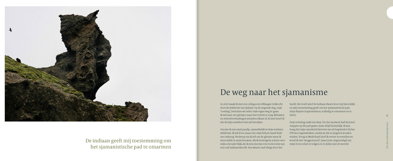 Natuurlijk wijs inkijkexmeplaar